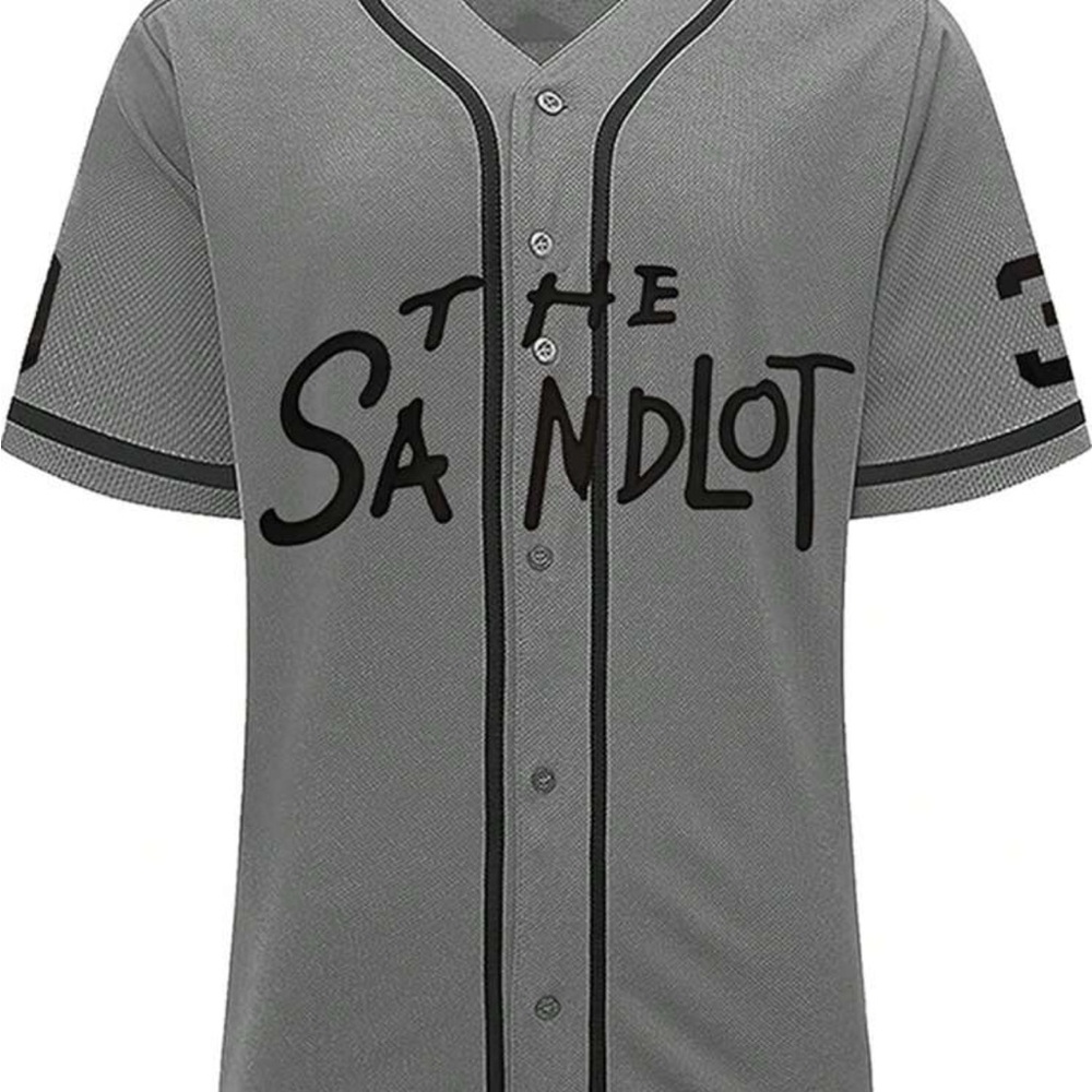 The Sandlot Gray Baseball Jersey